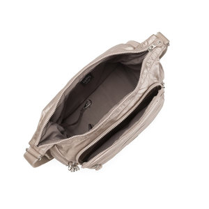 Kipling Τσάντα ώμου 35.5x30x18.5cm σειρά Gabbie Metallic Glow