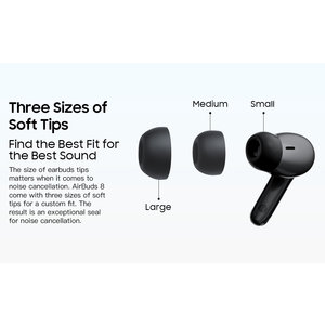 BLACKVIEW BT5.3 ANC+4MIC AIRBUDS 8 WITH CHARGING DOCK BLACK