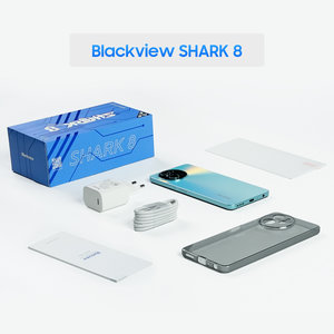 BLACKVIEW SHARK 8 (8GB+256GB) NFC SMARTPHONE MOONLIGHT GREY