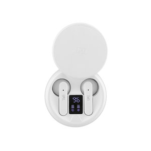 Ακουστικά Bluetooth με θήκη και ένδειξη φόρτισης EBSHINYWH2 TNB Λευκά