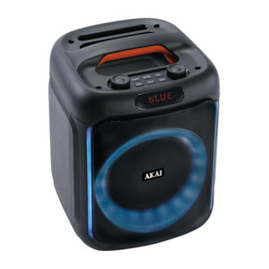Akai ABTS-V20 Φορητό ηχείο με Bluetooth, USB, AUX-IN, κάρτα TF, FM, LED και ενσύρματο μικρόφωνο- 20W RMS