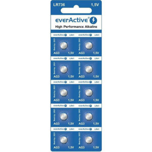 everActive Αλκαλικές Μπαταρίες Ρολογιών LR41 1.5V 10τμχ