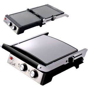 LIFE THE GRILLFATHER CONTACT GRILL WITH REVERSIBLE MARBLE PLATES GRILL/GRIDDLE, 2000W