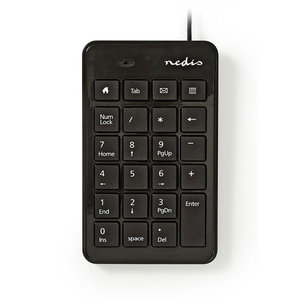 NEDIS KBNM100BK Wired Numeric Keypad USB Black