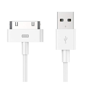 POWERTECH Καλώδιο USB 2.0 σε iPad & iPhone 4/4S CAB-U024, λευκό, 1m