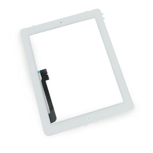 Touch Panel - Digitizer High Copy for iPad 4, with tape, White