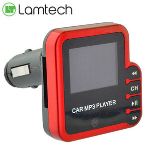 LAMTECH DIGITAL FM TRASMITTER WITH REMOTE CONTROL RED